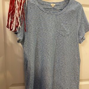 JCrew striped knit tee